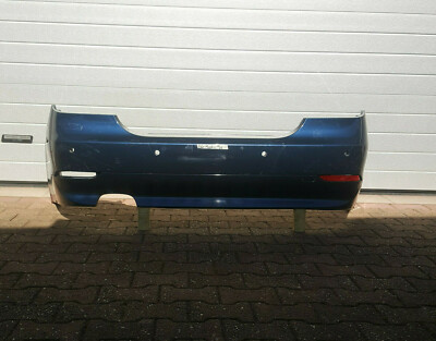 BMW 5er E60 Heckschürze blau Stoßstange Verkleidung Stoßfänger HINTEN ABHOLUNG  – Bild 1