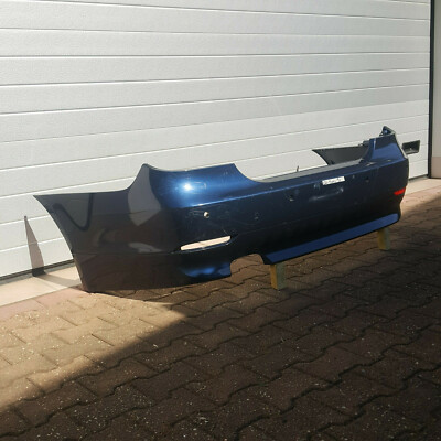 BMW 5er E60 Heckschürze blau Stoßstange Verkleidung Stoßfänger HINTEN ABHOLUNG  – Bild 3