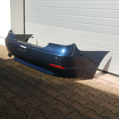 BMW 5er E60 Heckschürze blau Stoßstange Verkleidung Stoßfänger HINTEN ABHOLUNG  – Bild 4