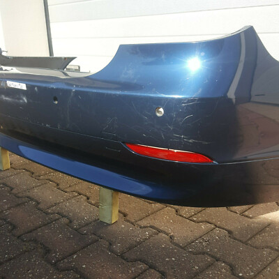 BMW 5er E60 Heckschürze blau Stoßstange Verkleidung Stoßfänger HINTEN ABHOLUNG  – Bild 5