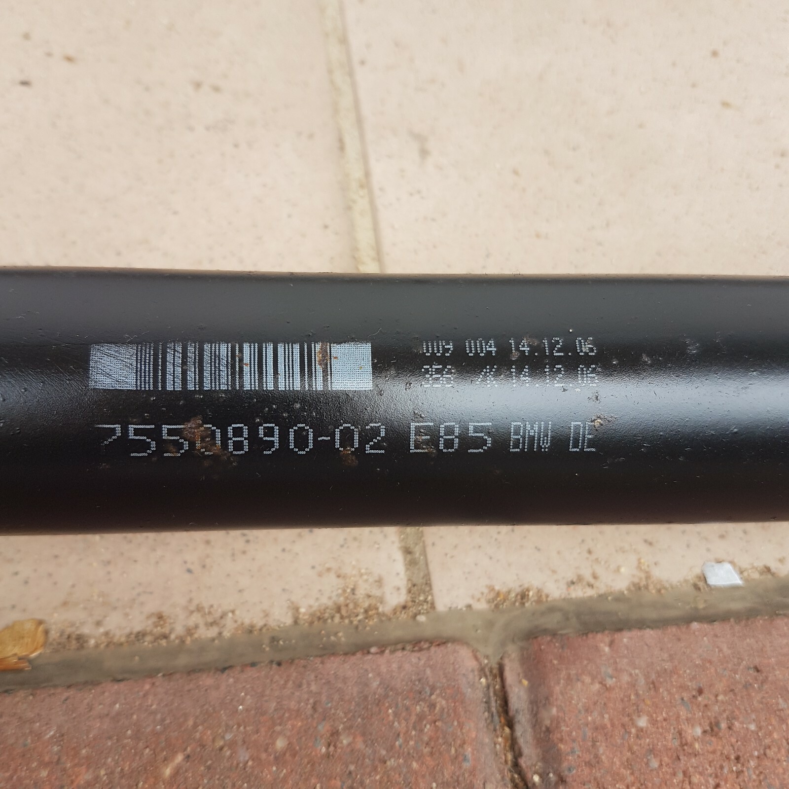 BMW Z4 E85  Gelenkwelle Schaltgetriebe  Kardanwelle 7550890 N46 Motor 2,0i – Bild 2