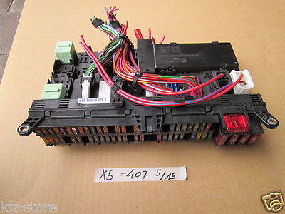 BMW X5 E53 Sicherungskasten 6907395 + Deckel 8380407 + Sicherungen – Bild 1