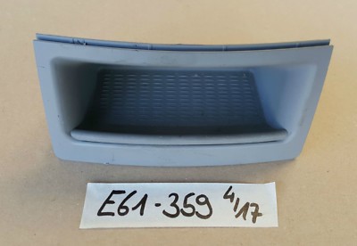 BMW E61 E60 Ablageschale Ablagefach 7066359 Verkleidung Mittelkonsole grau – Bild 1