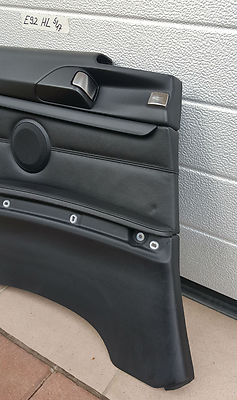 BMW E92 Seiten Verkleidung innen HINTEN LINKS Leder schwarz ohne Gurtbringer  – Bild 2