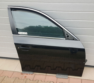 BMW E60 E61 Beifahrer Tür VORNE RECHTS black saphir schwarz metallic ABHOLUNG – Bild 1