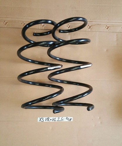 BMW  X3 E83 Spiral Tonnen Fahrwerk Feder VORNE rechts + links Schraubenfeder  – Bild 1