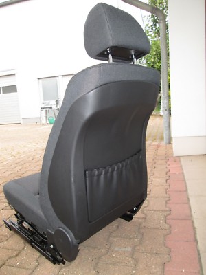 BMW E60 E61 Beifahrer Sitz grau Jul Edward Anthrazit Stoff ABHOLUNG  – Bild 4