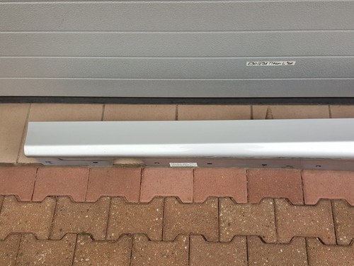 BMW E90 E91 Seiten Schweller Leiste 7062297 LINKS Silber Kratzer ABHOLUNG – Bild 3