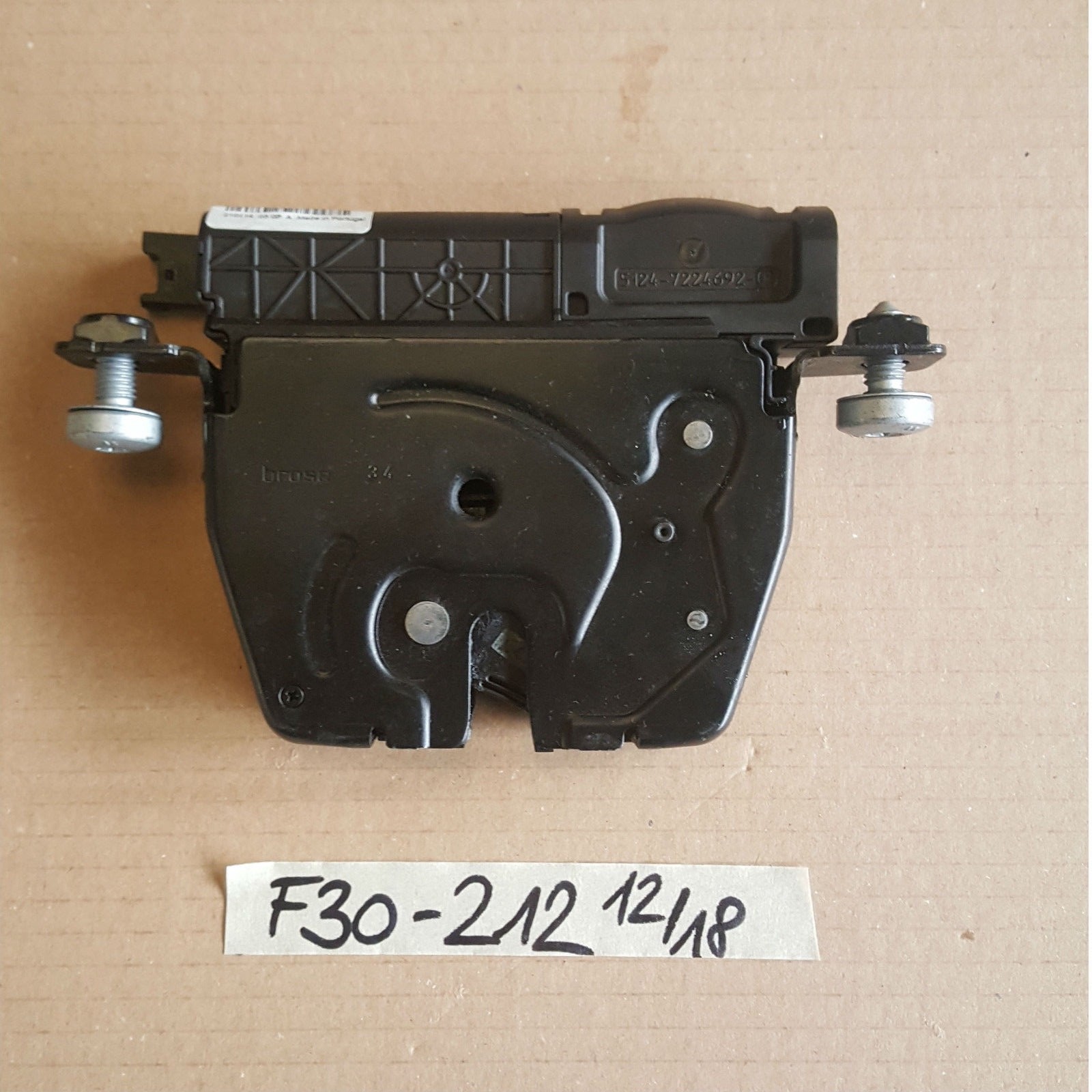 BMW F30 F35 F80 F32 F82 F10 F18 F12 F13 Heckklappenschloss Heckklappe 7191212 – Bild 2