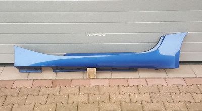 BMW Z4 E85  Seiten Schweller Leiste Verkleidung LINKS Montego blau A51