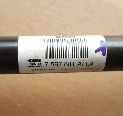 BMW F30 F31  F20 F21 Antriebswelle  Abtriebswelle hinten links D=25MM 7597681 – Bild 2