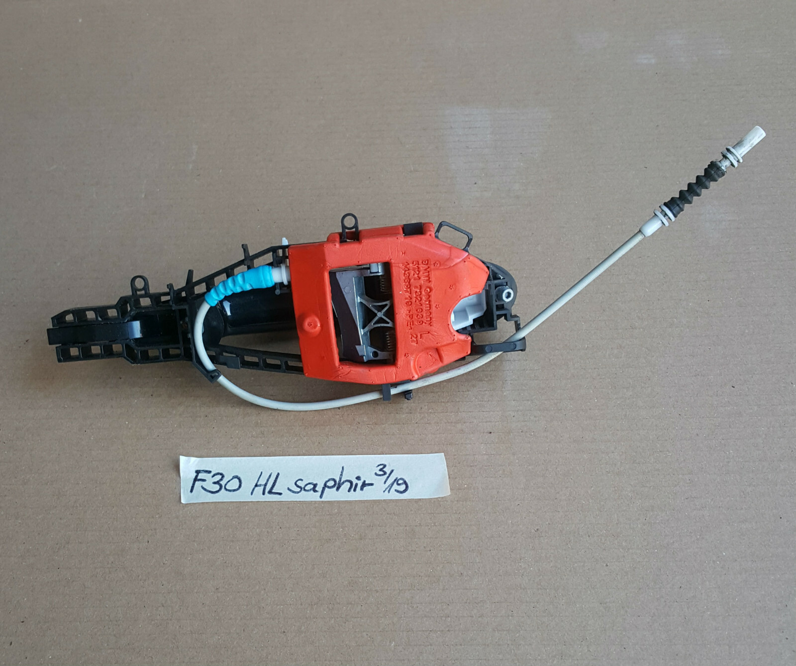 BMW F30 F31 F34 F35 F80 Tür Griff HINTEN LINKS black saphir schwarz – Bild 3