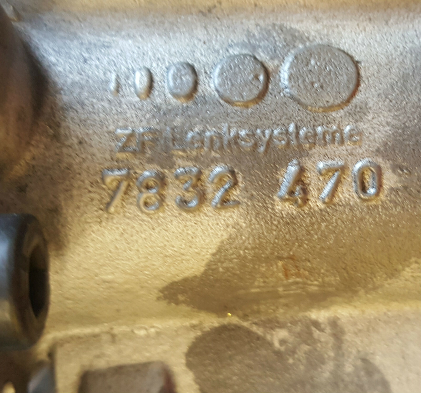 BMW E63 E64 E60 Power Hydro Steering Gear Rack 7832470 Lenkgetriebe RECHTSLENKER – Bild 3