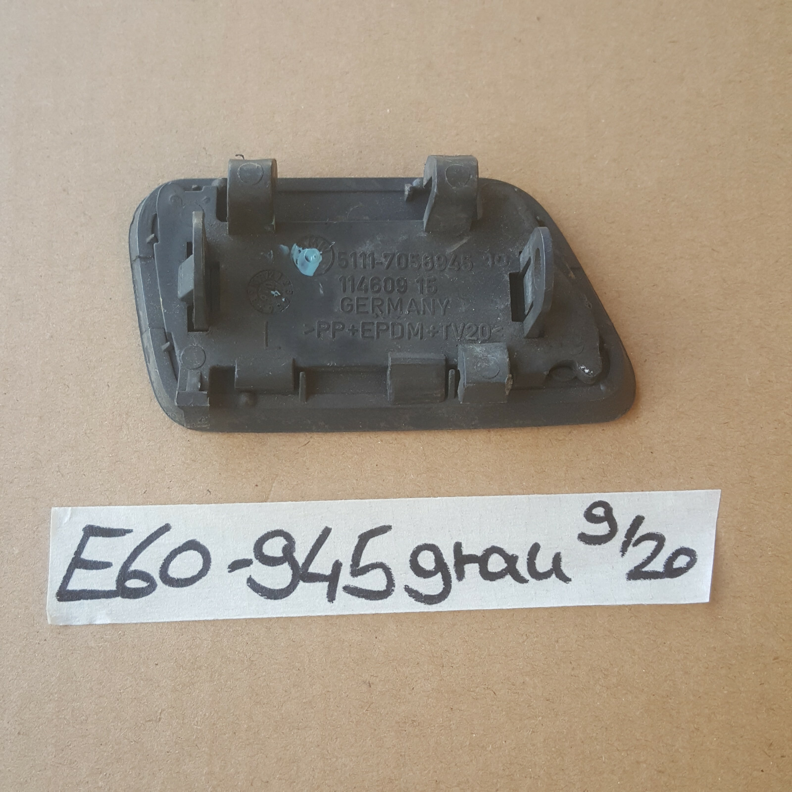 BMW 5er E60 E61 Blindverschluss Abdeckung SRA Blende Spritzdüse grau 7056945 – Bild 2