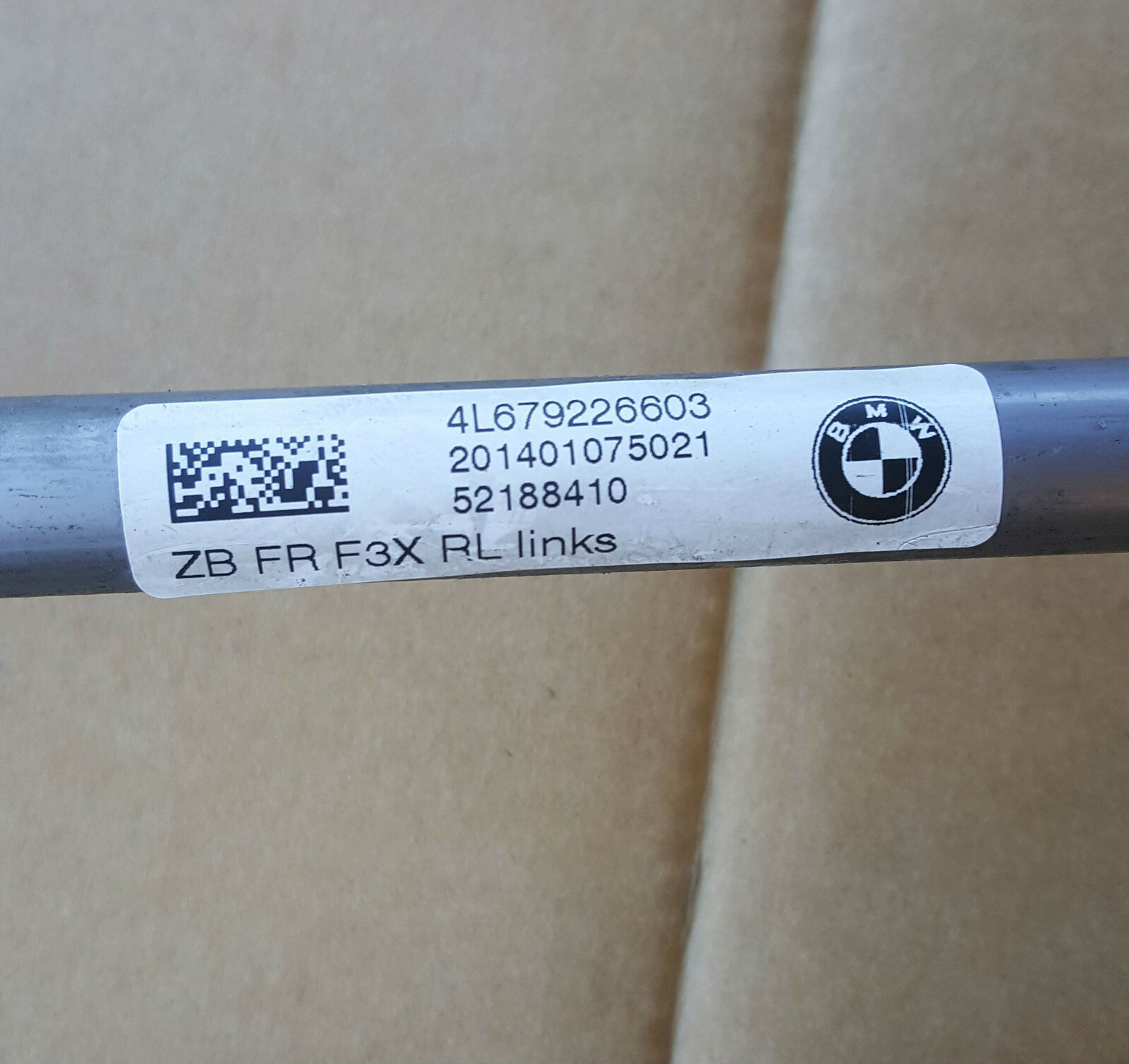 BMW F30 F31 F35 F32 F33 Führungsrohr Handbremse links 6792266 + rechts 6792267 – Bild 2