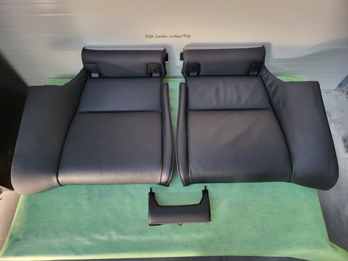 BMW E92 Coupe Rückbank Unterteil Leder schwarz Rücksitz Bank Unten ABHOLUNG  – Bild 1