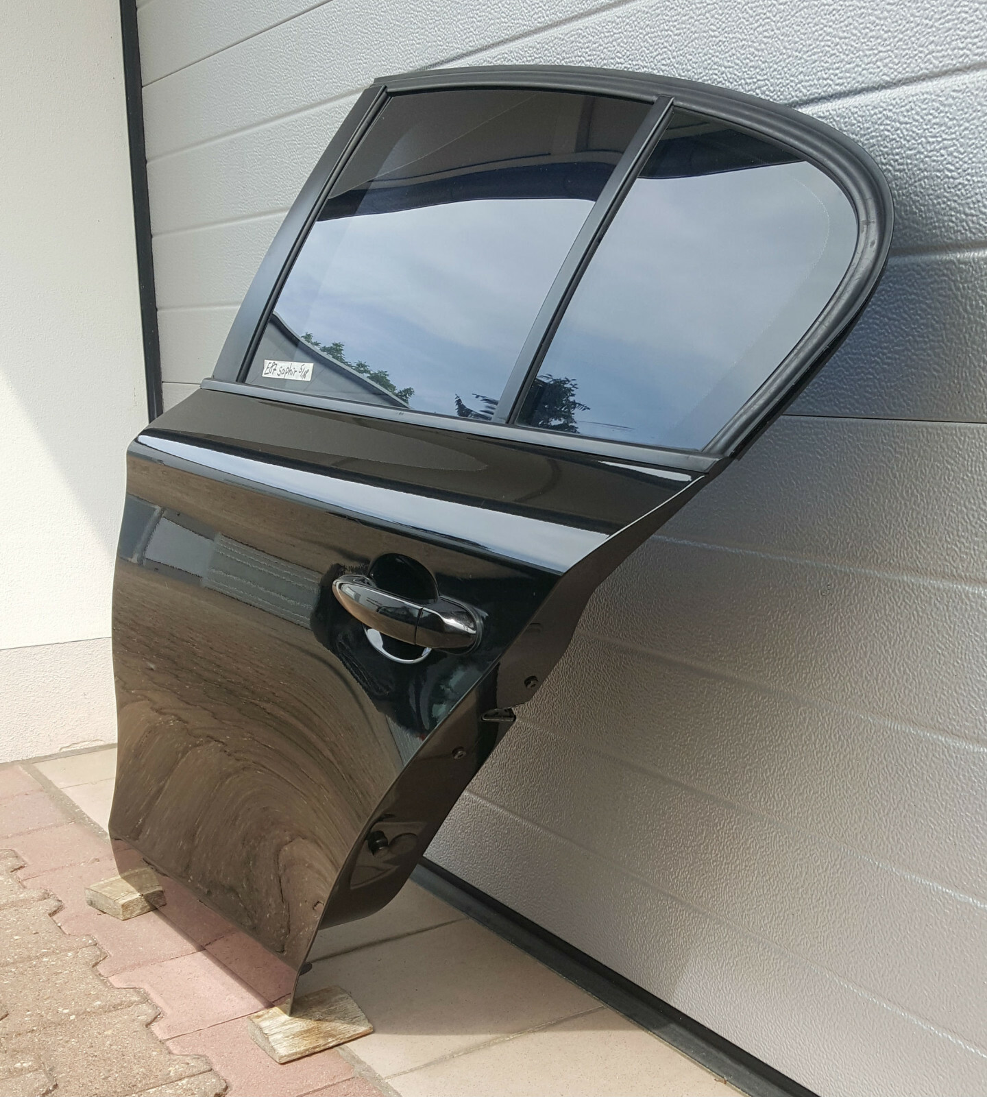 BMW E87 Fahrer Tür HINTEN LINKS black Saphir Schwarz ABHOLUNG – Bild 4