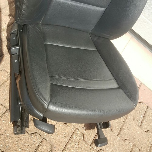 BMW E92 E93 Beifahrer Sitz Leder Dakota schwarz Gestell + Schiene + Airbag – Bild 7