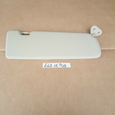 BMW E63 Sonnenblende beige Sonnen Schutz Blende + Spiegel LINKS beleuchtet  – Bild 2