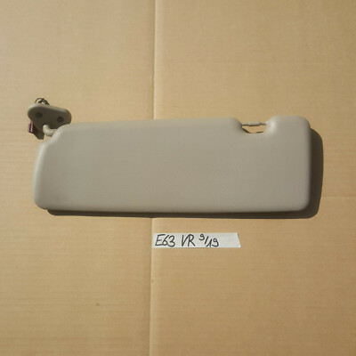 BMW E63 Sonnenblende beige Sonnen Schutz Blende + Spiegel RECHTS beleuchtet  – Bild 1