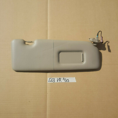 BMW E63 Sonnenblende beige Sonnen Schutz Blende + Spiegel RECHTS beleuchtet  – Bild 2