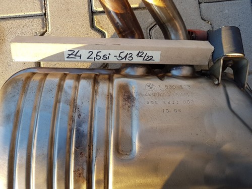 BMW Z4 E85 Auspuff 2,5 si Endschalldämpfer 7560513 für N52 Motor  ABHOLUNG – Bild 2