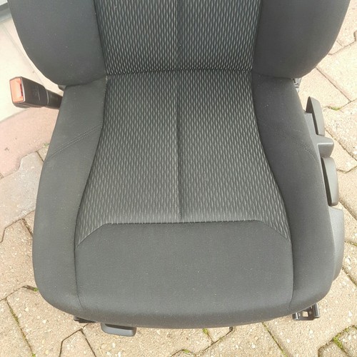 BMW F30 F31 F34 Fahrer Sitz Stoff schwarz grau anthrazit mit Airbag  VORNE LINKS – Bild 3