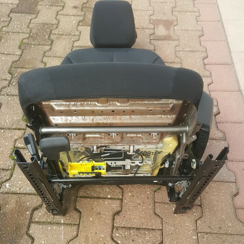 BMW F30 F31 F34 Fahrer Sitz Stoff schwarz grau anthrazit mit Airbag  VORNE LINKS – Bild 7