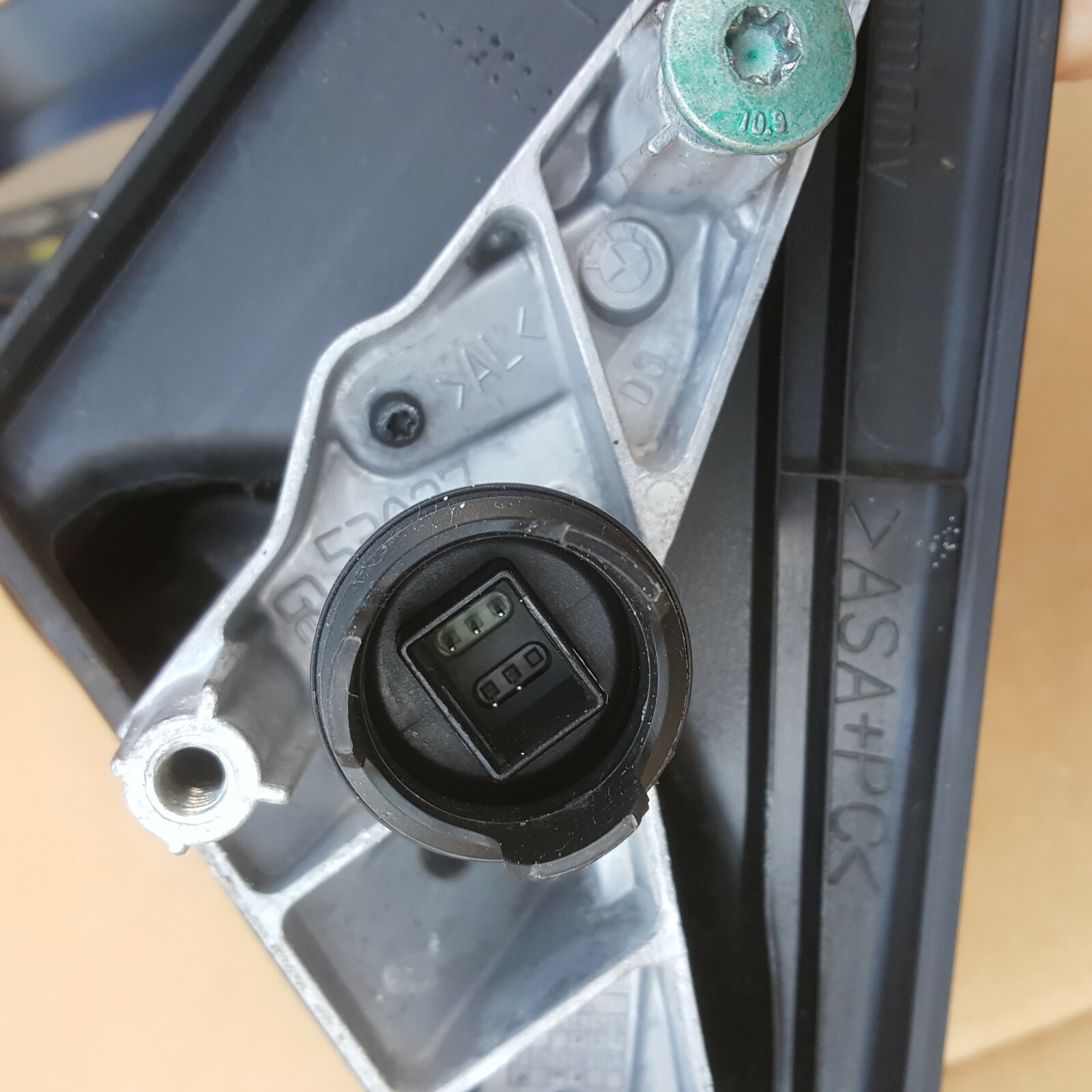 BMW 3er E90 E91 Aussen Seiten Spiegel sparkling graphite A22 LINKS – Bild 5