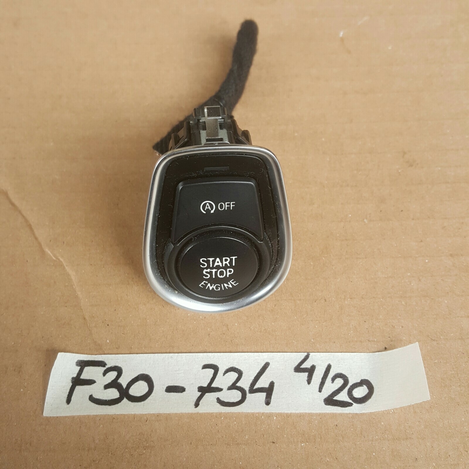 BMW F20 F21 F30 F31 F34 F35 F80 Start Stop Motor Engine Schalter 9250734 Kabel – Bild 1
