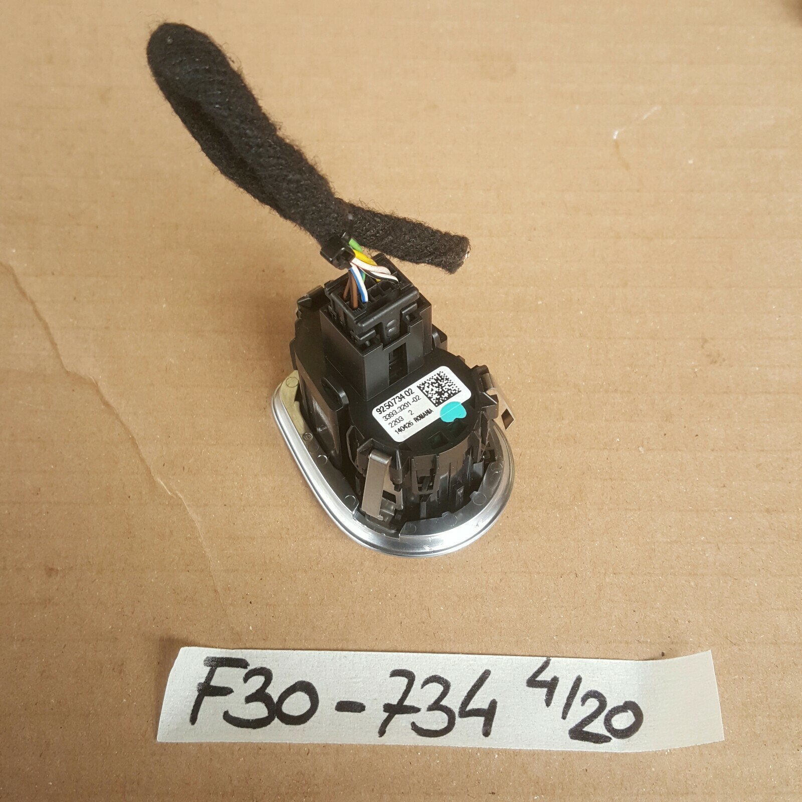 BMW F20 F21 F30 F31 F34 F35 F80 Start Stop Motor Engine Schalter 9250734 Kabel – Bild 2