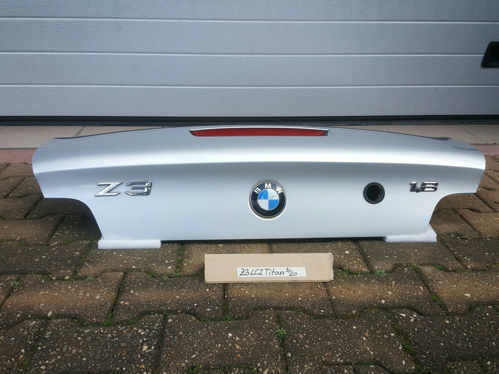 BMW Z3 Roadster Facelift Heckdeckel Kofferraum Deckel Heckklappe Silber 354