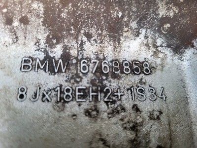 BMW E90 E91 E92 F30 F31 Alufelge 6768858  8 J x 18 Zoll + Reifen ABHOLUNG  – Bild 3
