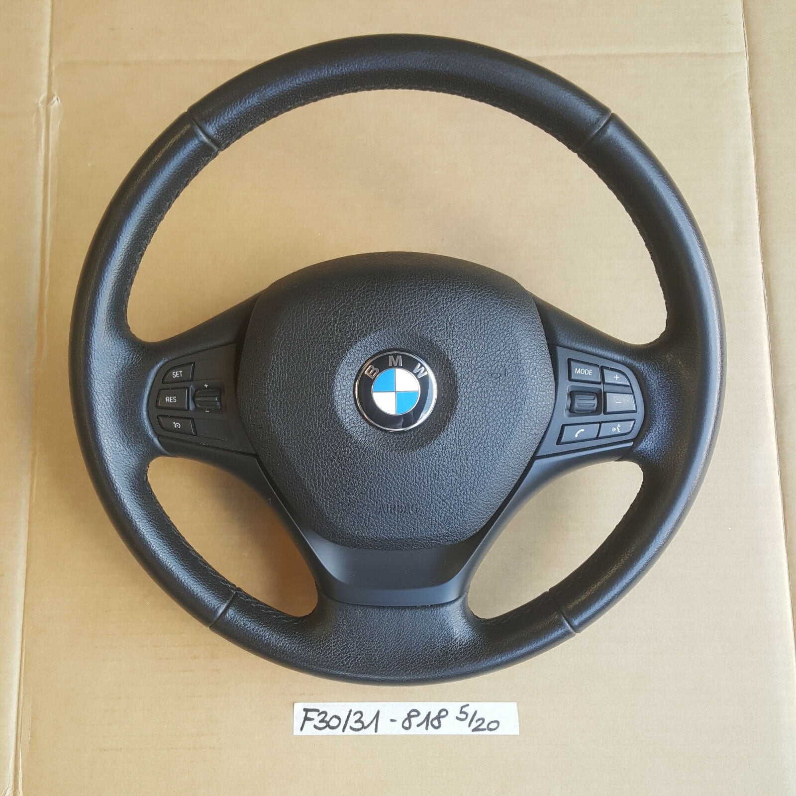 BMW F20 F21 F30 F34 F35 F32 F33 MFL Leder Sport Lenkrad Multifunktion Lenker  – Bild 2