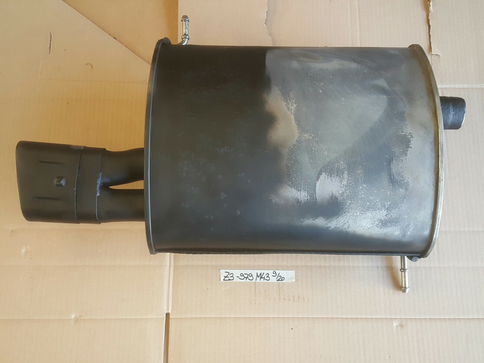 BMW Z3 Auspuff Endschalldämpfer Endtopf  85 Kw Abgas Rohr aus M43 Motor 1437979 – Bild 3