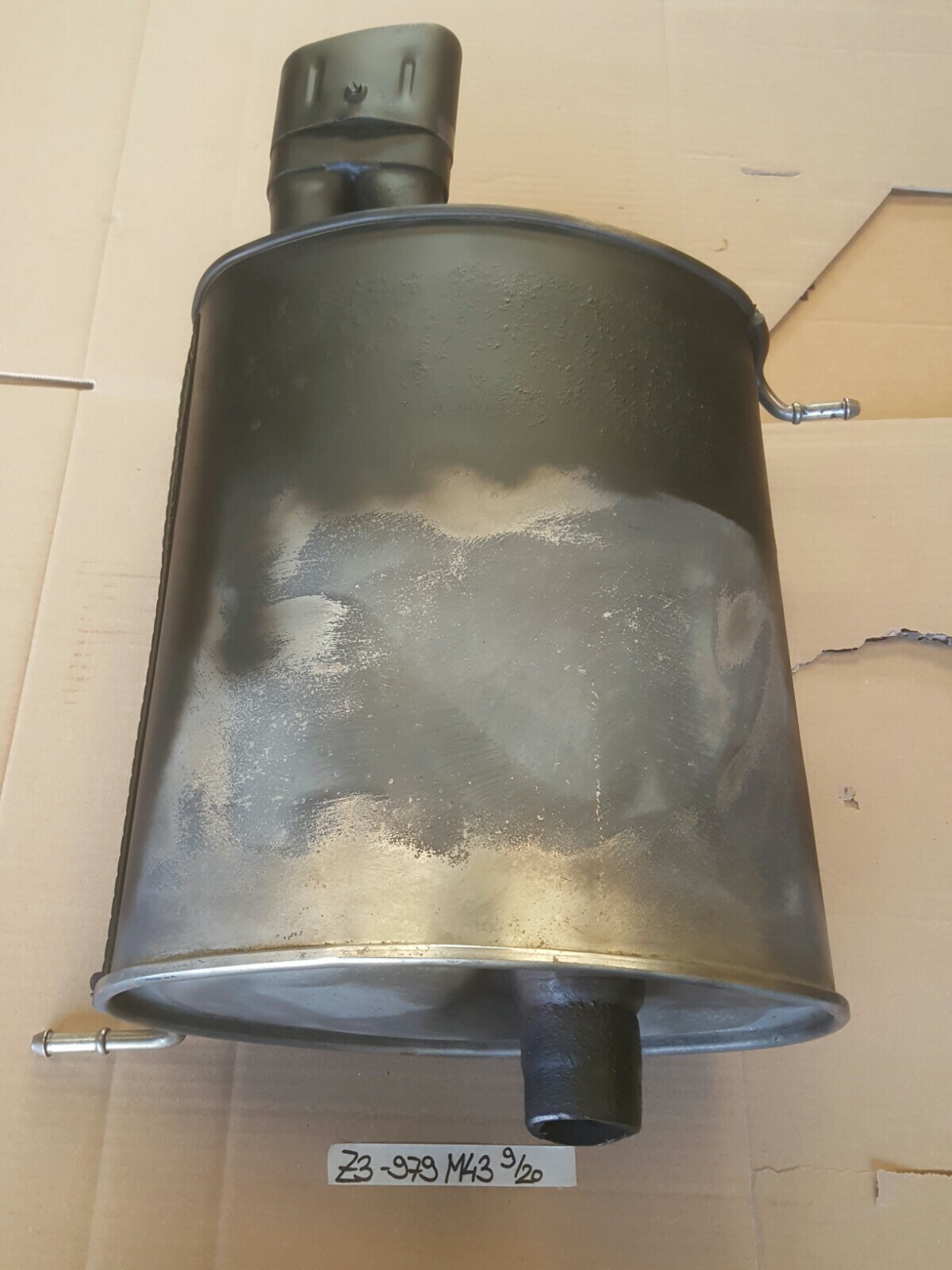 BMW Z3 Auspuff Endschalldämpfer Endtopf  85 Kw Abgas Rohr aus M43 Motor 1437979 – Bild 4