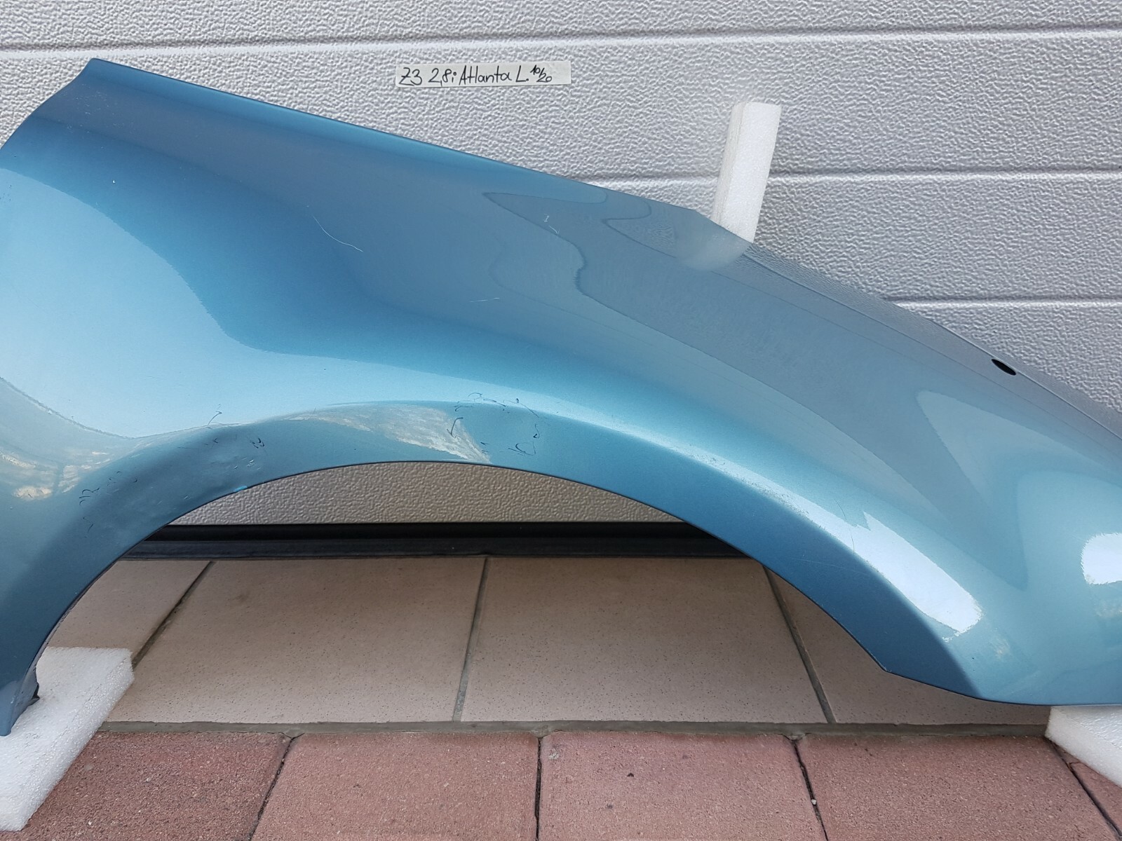 BMW Z3 Roadster Kotflügel HINTEN LINKS Seitenwand breit Atlanta blau ABHOLUNG 