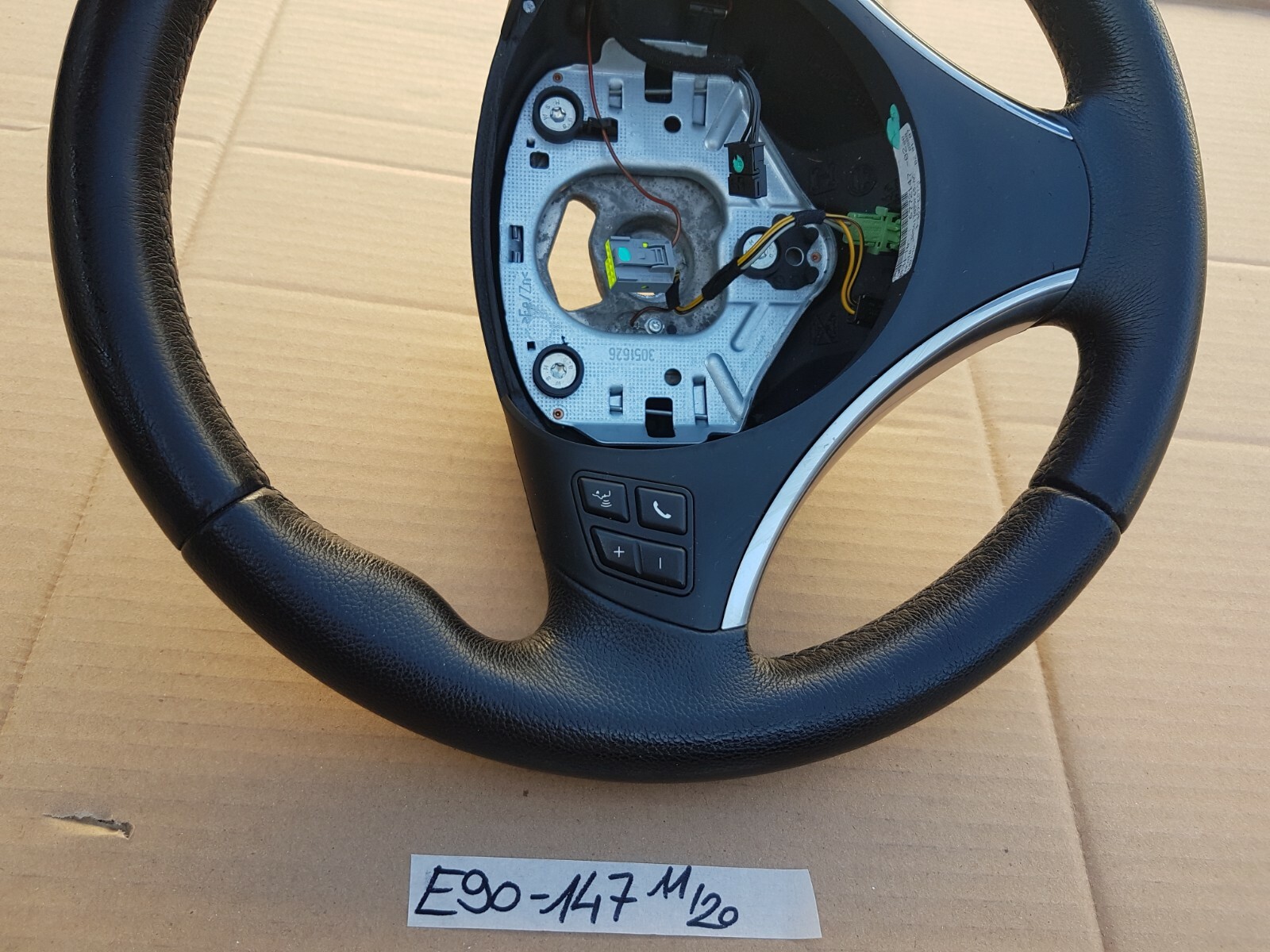 BMW E90 E91 E92 E93 E81 E82 E87 MFL Lenkrad  Multifunktion Leder Lenker 6772147 – Bild 5