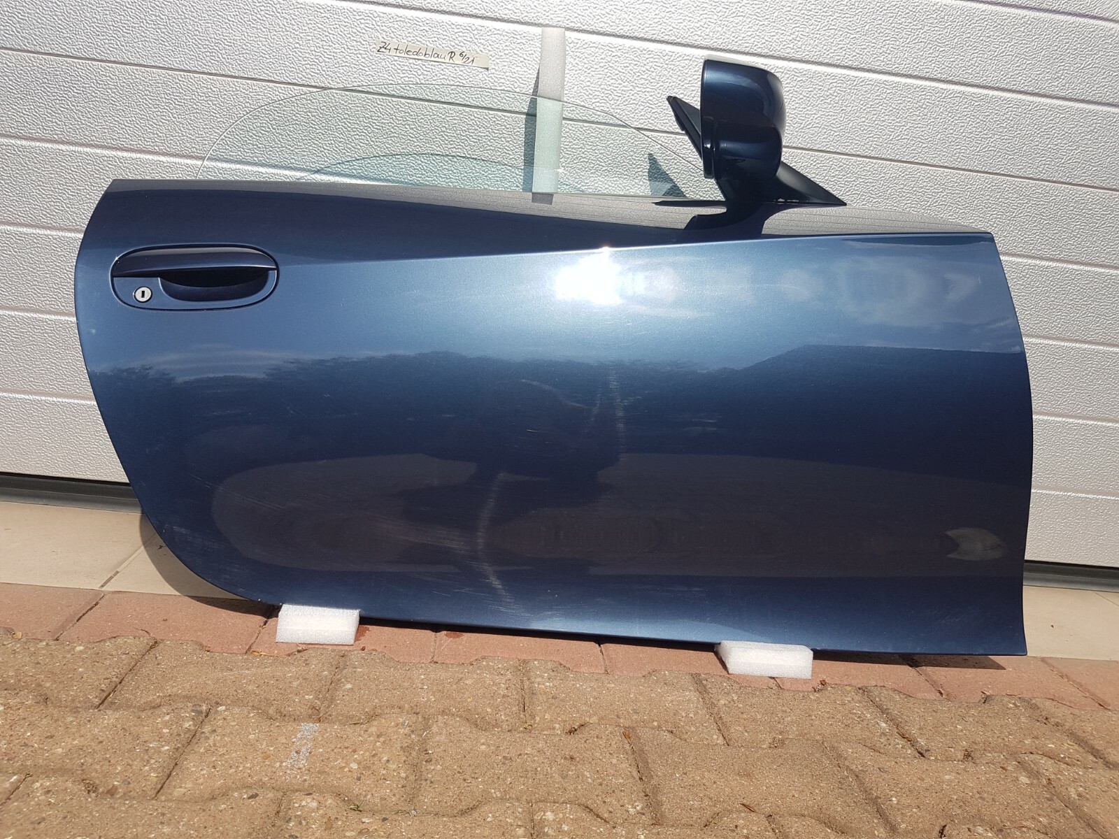 BMW Z4 E85 E86 Beifahrer Tür RECHTS Toledo blau Metallic ABHOLUNG  – Bild 1