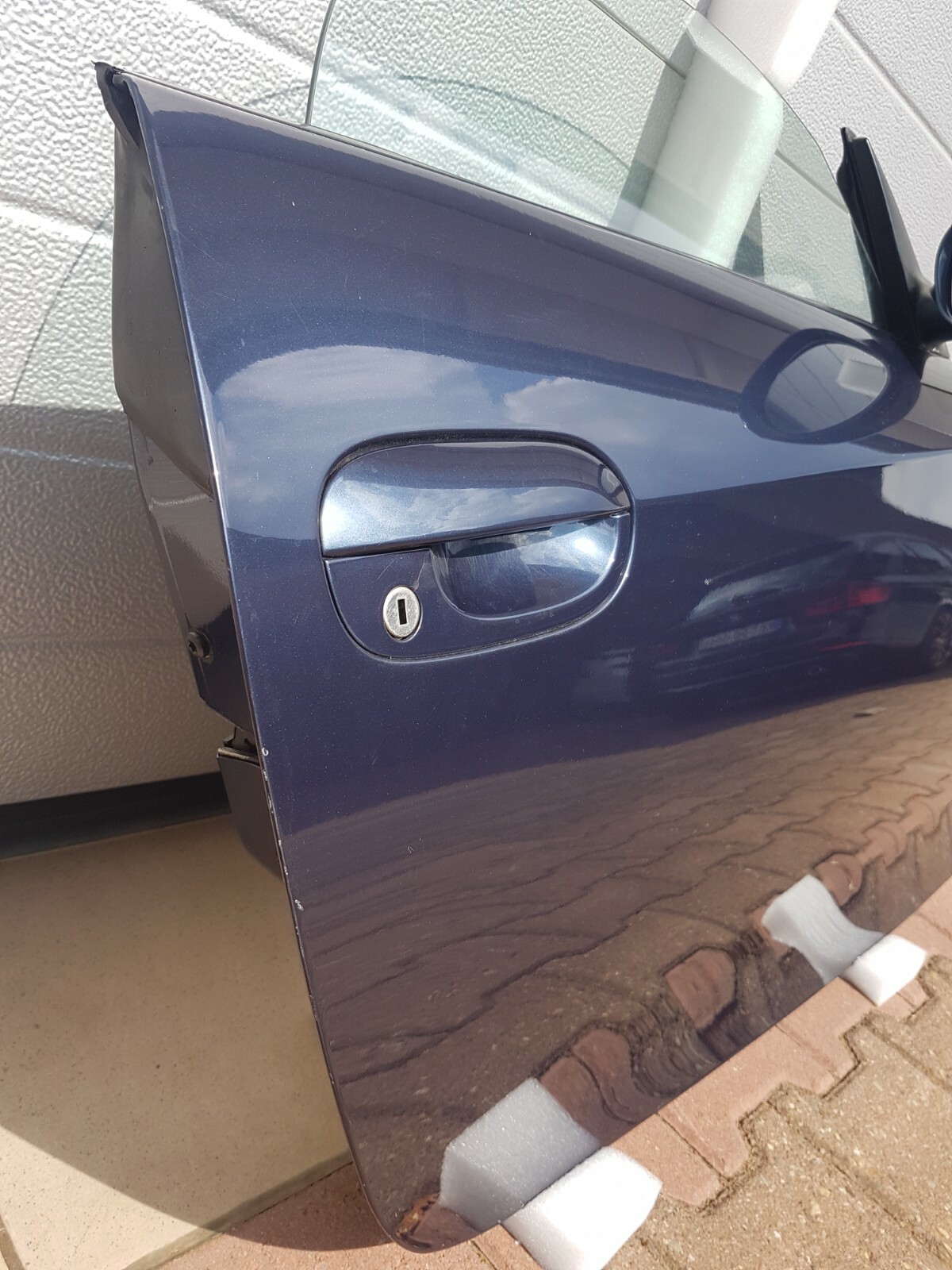 BMW Z4 E85 E86 Beifahrer Tür RECHTS Toledo blau Metallic ABHOLUNG  – Bild 5