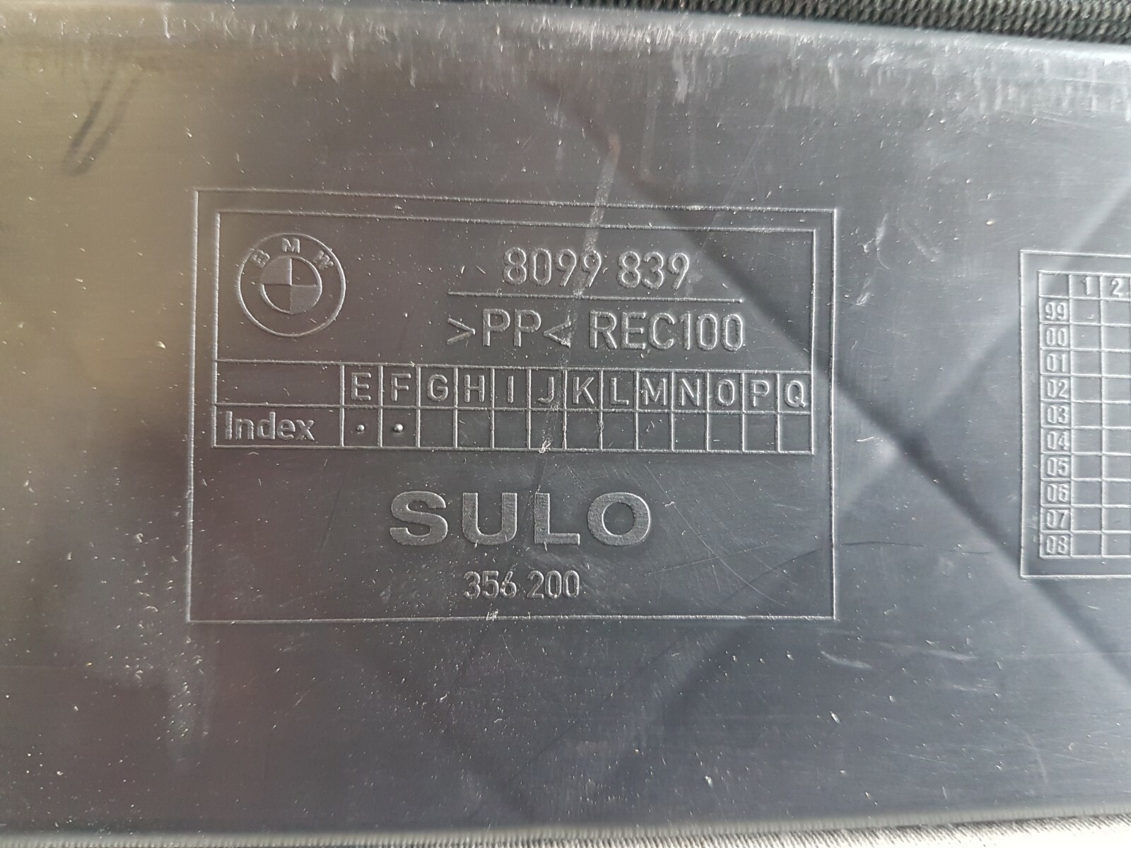 BMW E46 Rücksitzbank Polster Rücksitz Rückbank Unterteil Raute anthrazit 8099839 – Bild 4