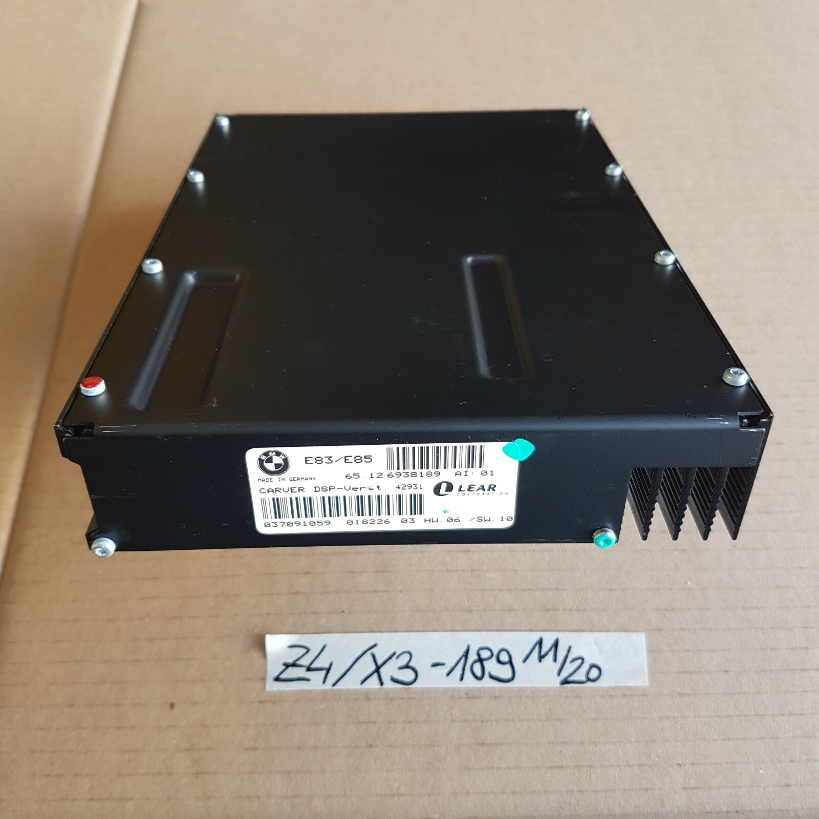 BMW Z4 E85 X3 E83 Endstufe Verstärker Hifi System Professional 6938189 ABHOLUNG – Bild 1