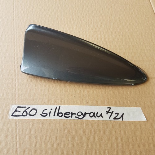 BMW E60 E61  Abdeckung Dachantenne GPS Antenne Haifisch Flosse Silber grau  – Bild 2