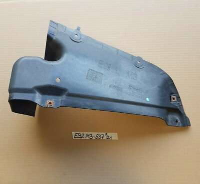 BMW E92 E93 M3 Unterboden Verkleidung Unterfahrschutz hinten link 8040537 – Bild 1