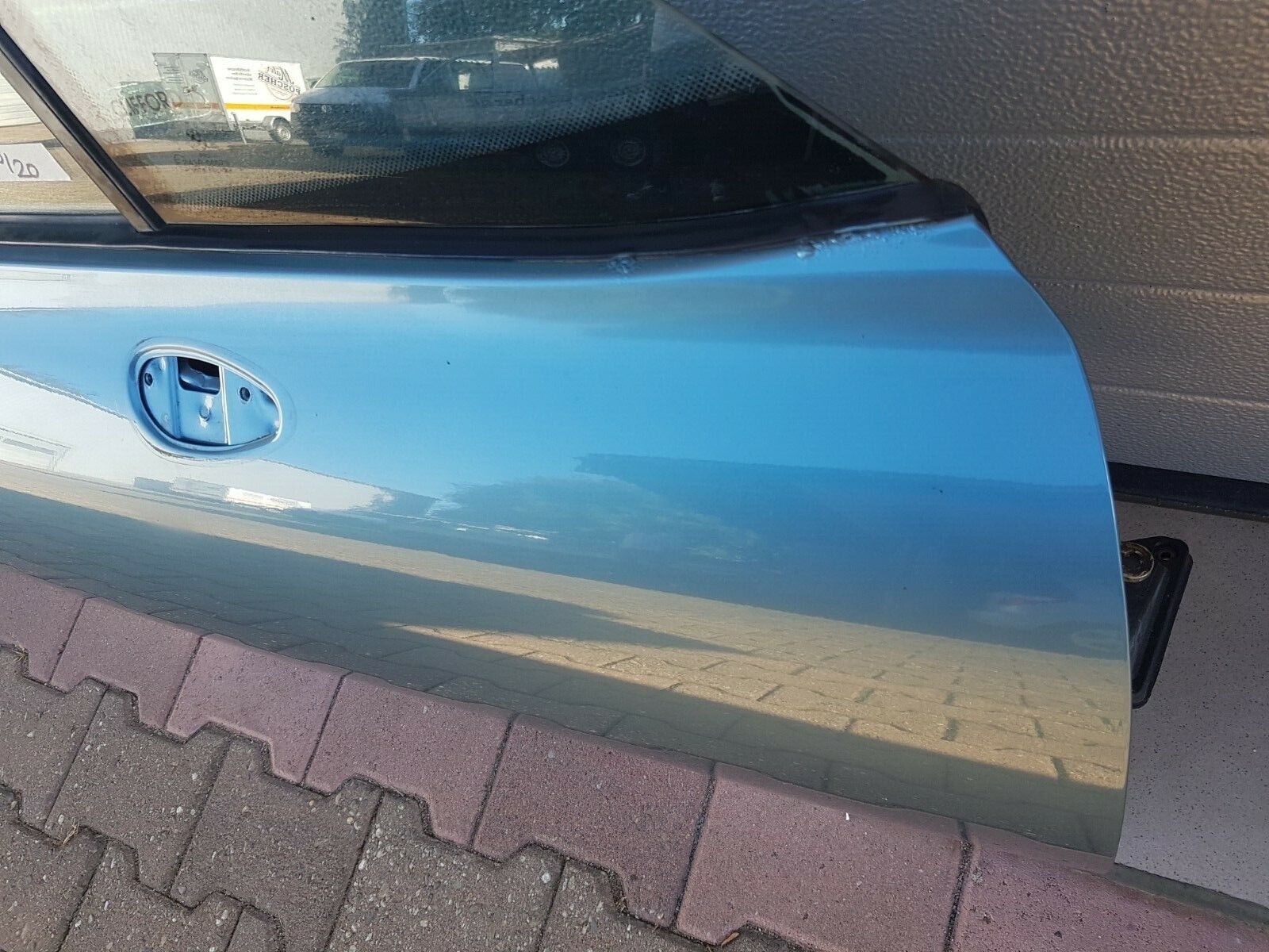 BMW Z3 Coupe + Roadster Beifahrer Tür RECHTS Atlanta blau metallic ohne Spiegel