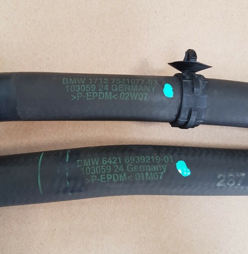 BMW Z4 E85 Kühler Schlauch Wasserschlauch 7541077 Kühlmittel Leitung 6939219 N46 – Bild 2