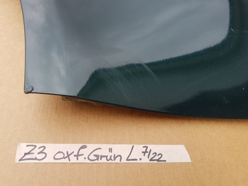BMW Z3 Roadster Coupe Kotflügel Seitenwand  VORNE LINKS Oxford grün Metallic  – Bild 3