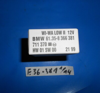 BMW E36 + Z3 Wi - Wa Low II Modul / Wisch-Wasch Steuergerät  8366381 – Bild 1
