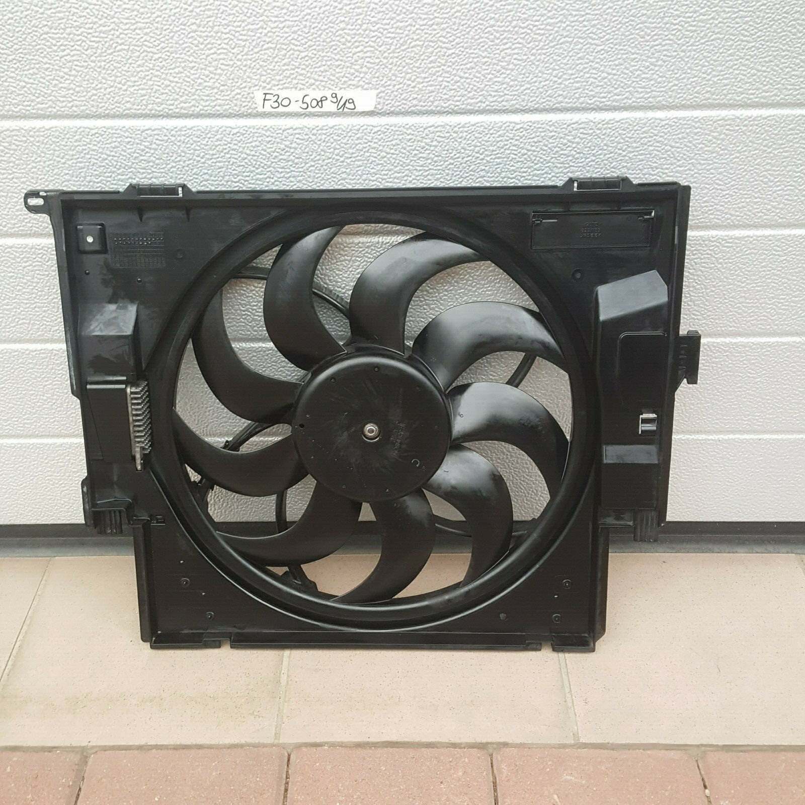 BMW F30 F31 F20 F21 Drucklüfter Motor Elektro Kühler Lüfter 7640508 Lüfterzarge  – Bild 2