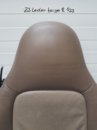 BMW Z3 Beifahrer Sitz Oberteil Leder beige Rücken Lehne Polster Reparatur Teil – Bild 8